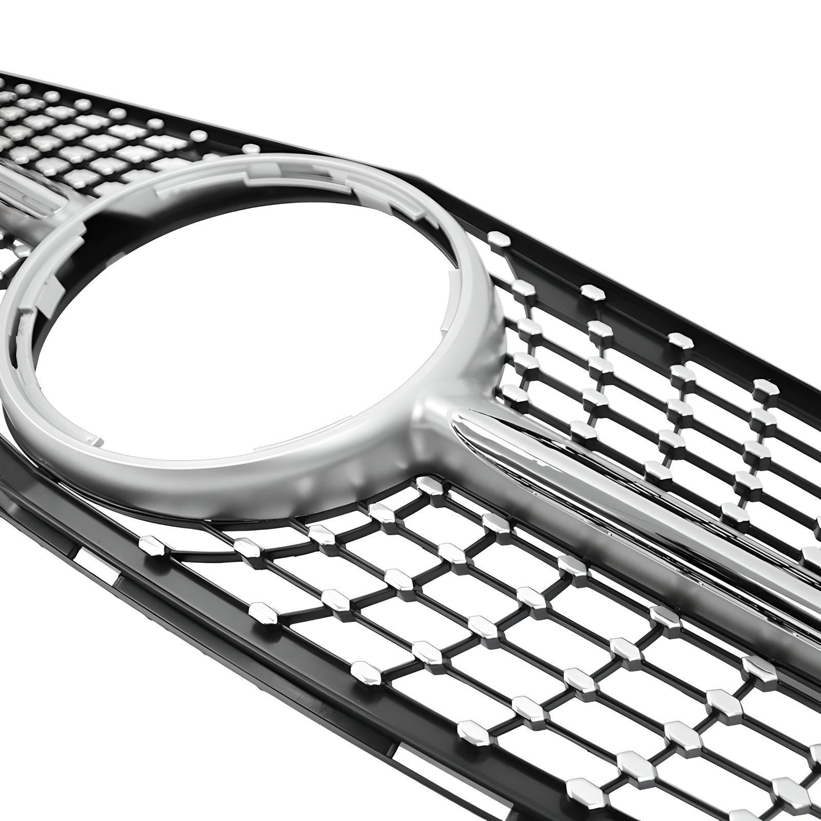 Mercedes Front Grille | C Class (2007 - 2014) Diamond - Aftermarket - The Zenara Shop