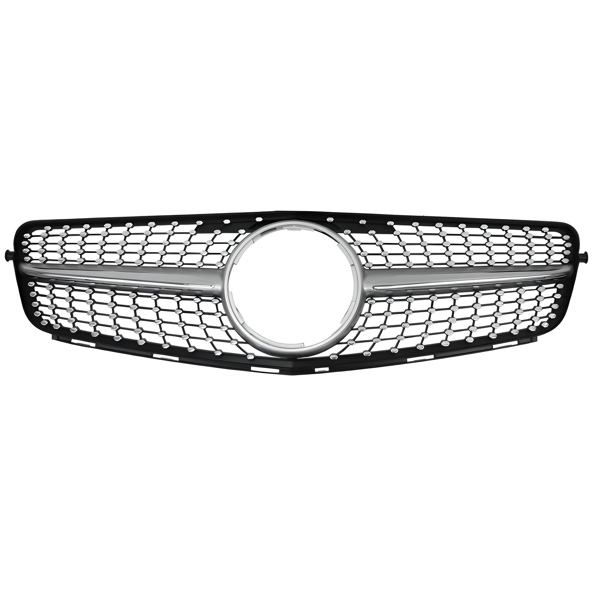 Mercedes Front Grille | C Class (2007 - 2014) Diamond - Aftermarket - The Zenara Shop