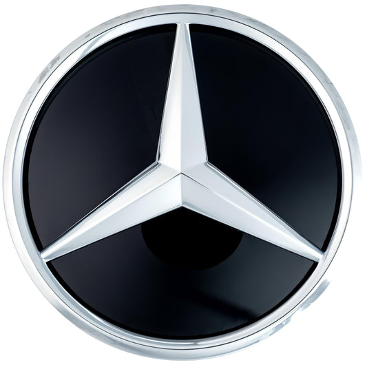 Mercedes Grille Emblem | Chrome - Elevated Style - Aftermarket - The Zenara Shop
