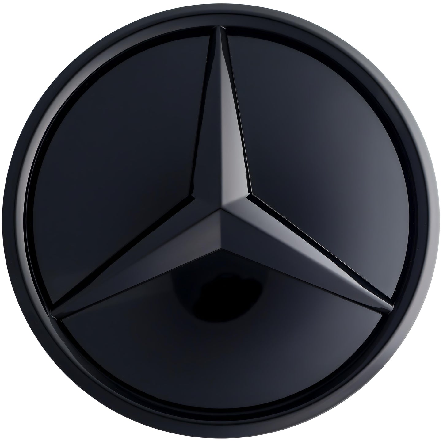 Mercedes Grille Emblem | Gloss Black - Elevated Style - Aftermarket - The Zenara Shop