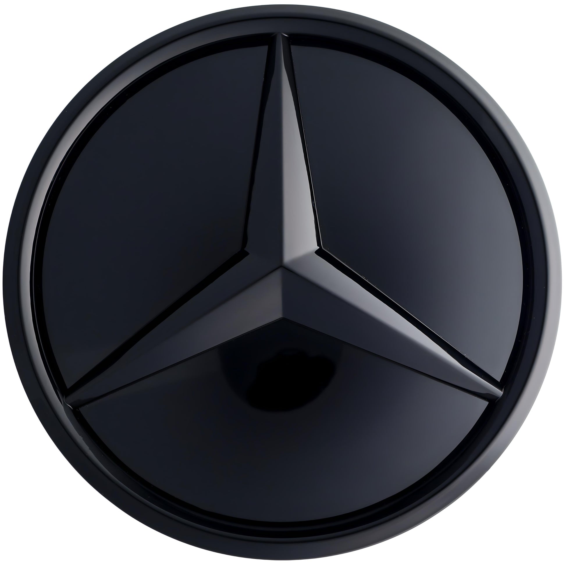 Mercedes Grille Emblem | Gloss Black - Elevated Style - Aftermarket - The Zenara Shop
