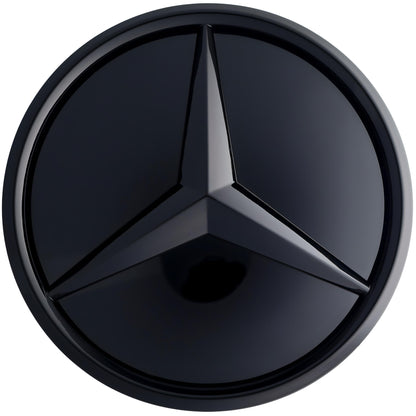Mercedes Grille Emblem | Gloss Black - Elevated Style - Aftermarket - The Zenara Shop