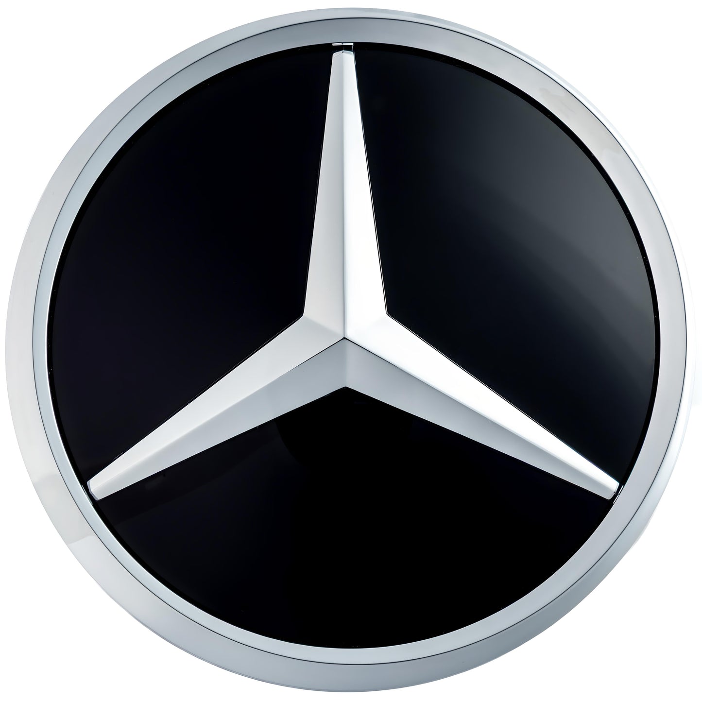 Mercedes Grille Emblem | Chrome - Mirror Style - Aftermarket - The Zenara Shop