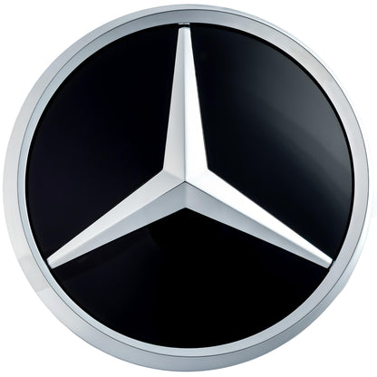 Mercedes Grille Emblem | Chrome - Mirror Style - Aftermarket - The Zenara Shop