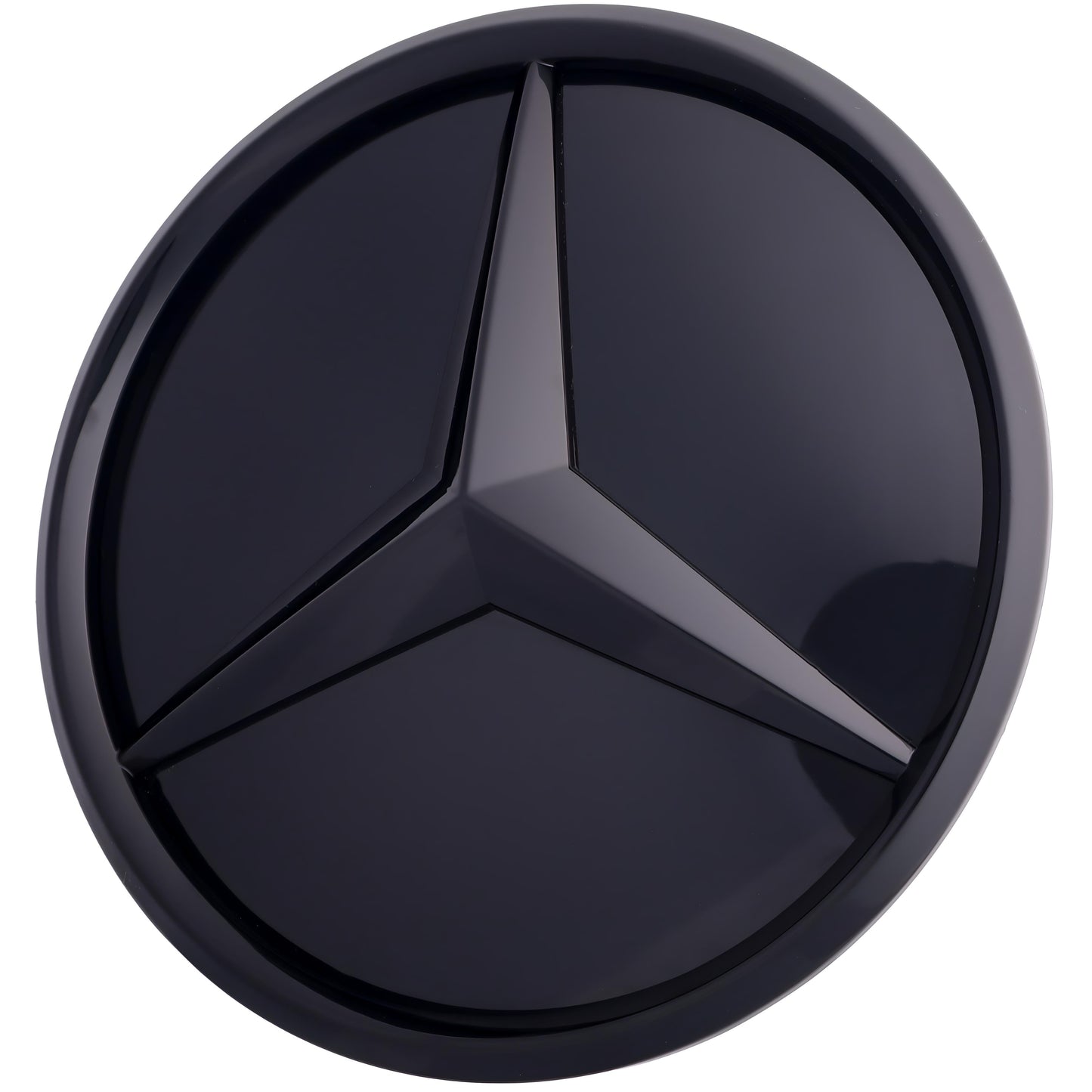 Mercedes Grille Emblem | Gloss Black - Elevated Style - Aftermarket - The Zenara Shop