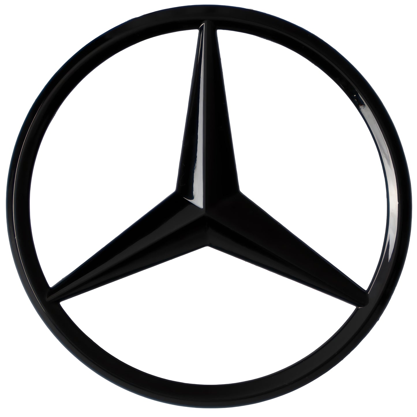 Mercedes Trunk Emblem | Gloss Black - Aftermarket - The Zenara Shop