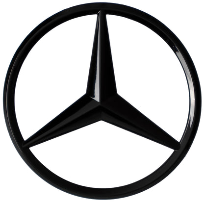 Mercedes Trunk Emblem | Gloss Black - Aftermarket - The Zenara Shop