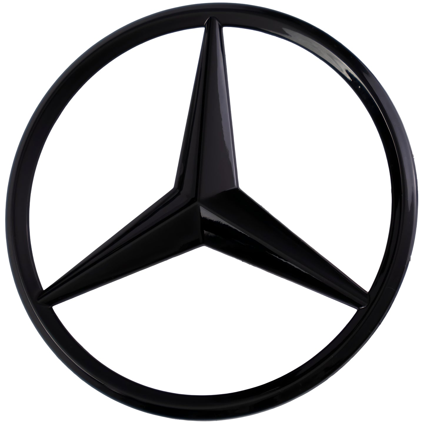 Mercedes Trunk Emblem | Gloss Black - Aftermarket - The Zenara Shop