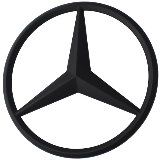 Mercedes Trunk Emblem | Matte Black - Aftermarket - The Zenara Shop
