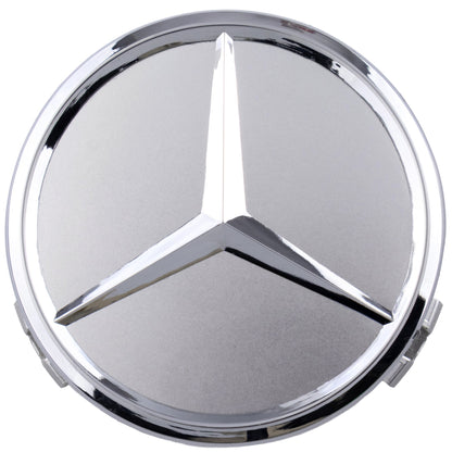Mercedes Hub Caps | Silver Chrome - Aftermarket - The Zenara Shop