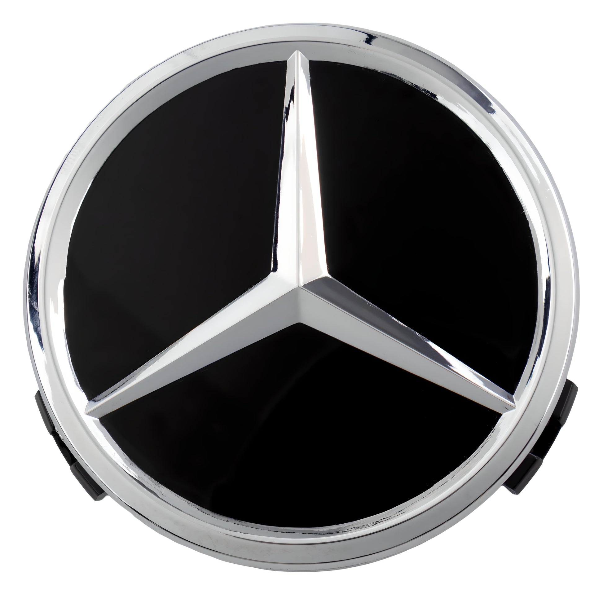 Mercedes Hub Caps | Chrome Black - Aftermarket - The Zenara Shop