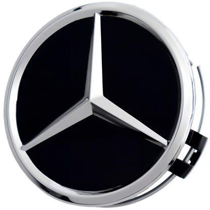 Mercedes Hub Caps | Chrome Black - Aftermarket - The Zenara Shop