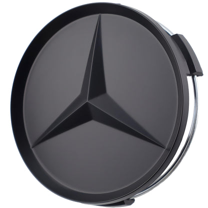 Mercedes Hub Caps | Matte Black - Aftermarket - The Zenara Shop