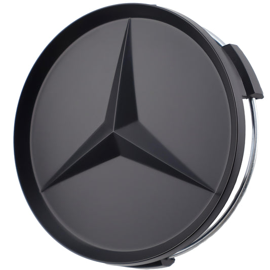 Mercedes Hub Caps | Matte Black - Aftermarket - The Zenara Shop