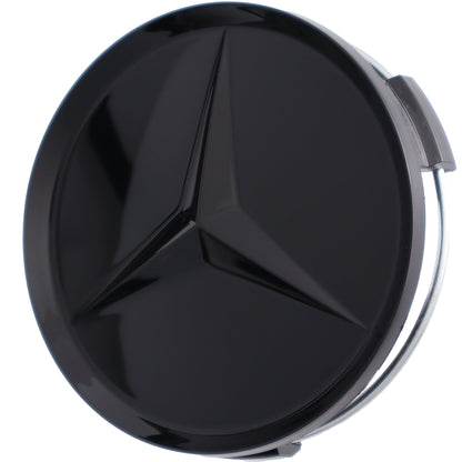 Mercedes Hub Caps | Obsidian Black - Aftermarket - The Zenara Shop