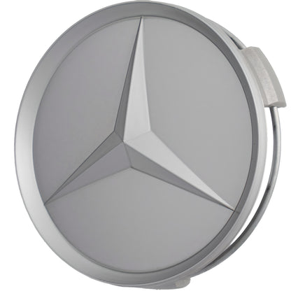 Mercedes Hub Caps | Matte Silver - Aftermarket - The Zenara Shop