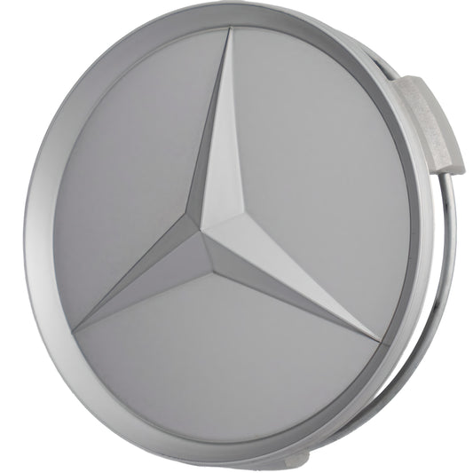 Mercedes Hub Caps | Matte Silver - Aftermarket - The Zenara Shop