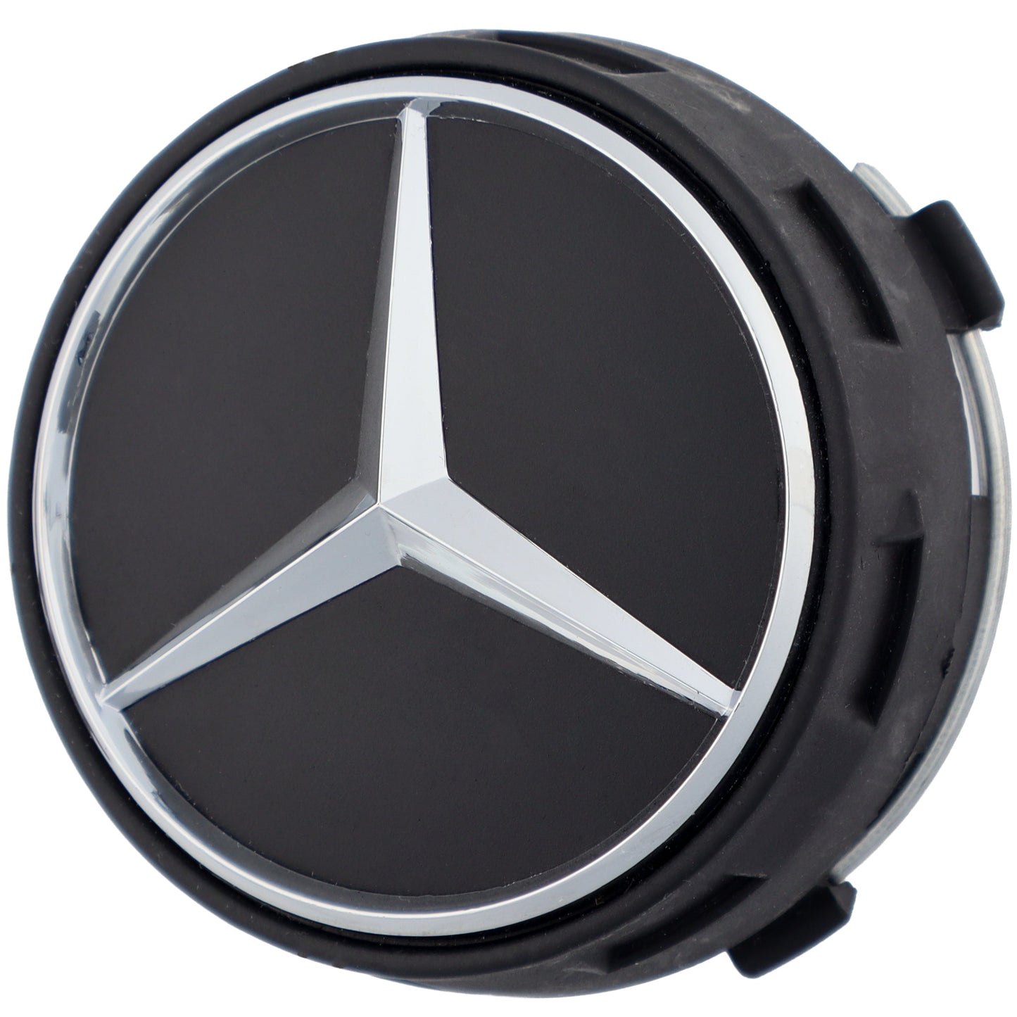 Mercedes Elevated Hub Caps | Matte Black - Aftermarket - The Zenara Shop