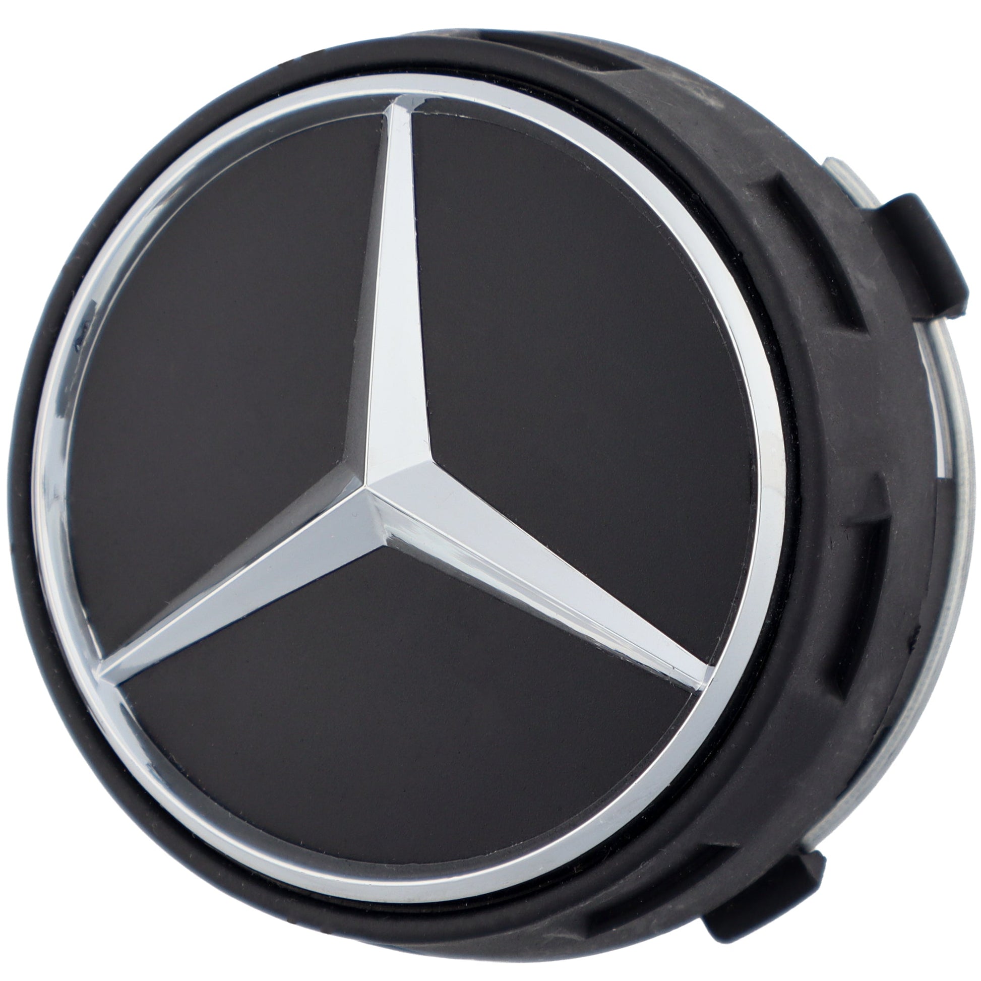 Mercedes Elevated Hub Caps | Matte Black - Aftermarket - The Zenara Shop