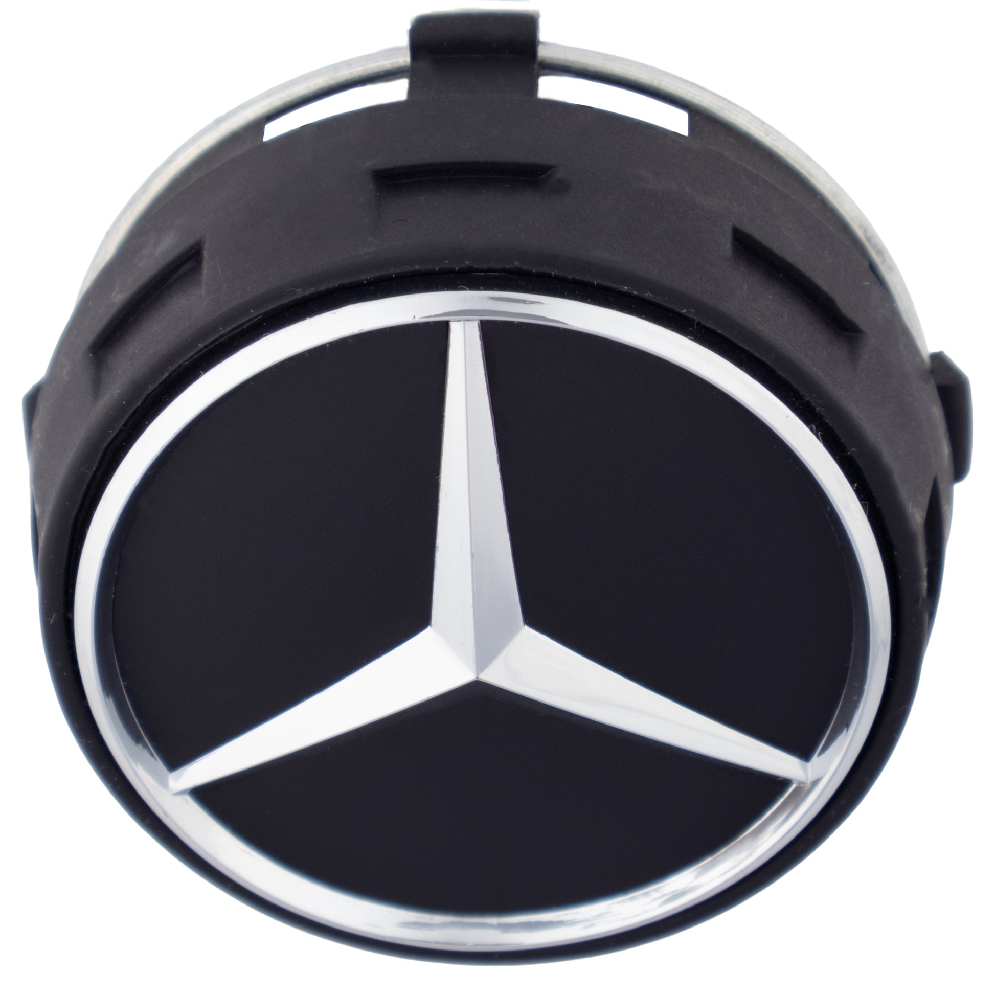 Mercedes Elevated Hub Caps | Matte Black - Aftermarket - The Zenara Shop