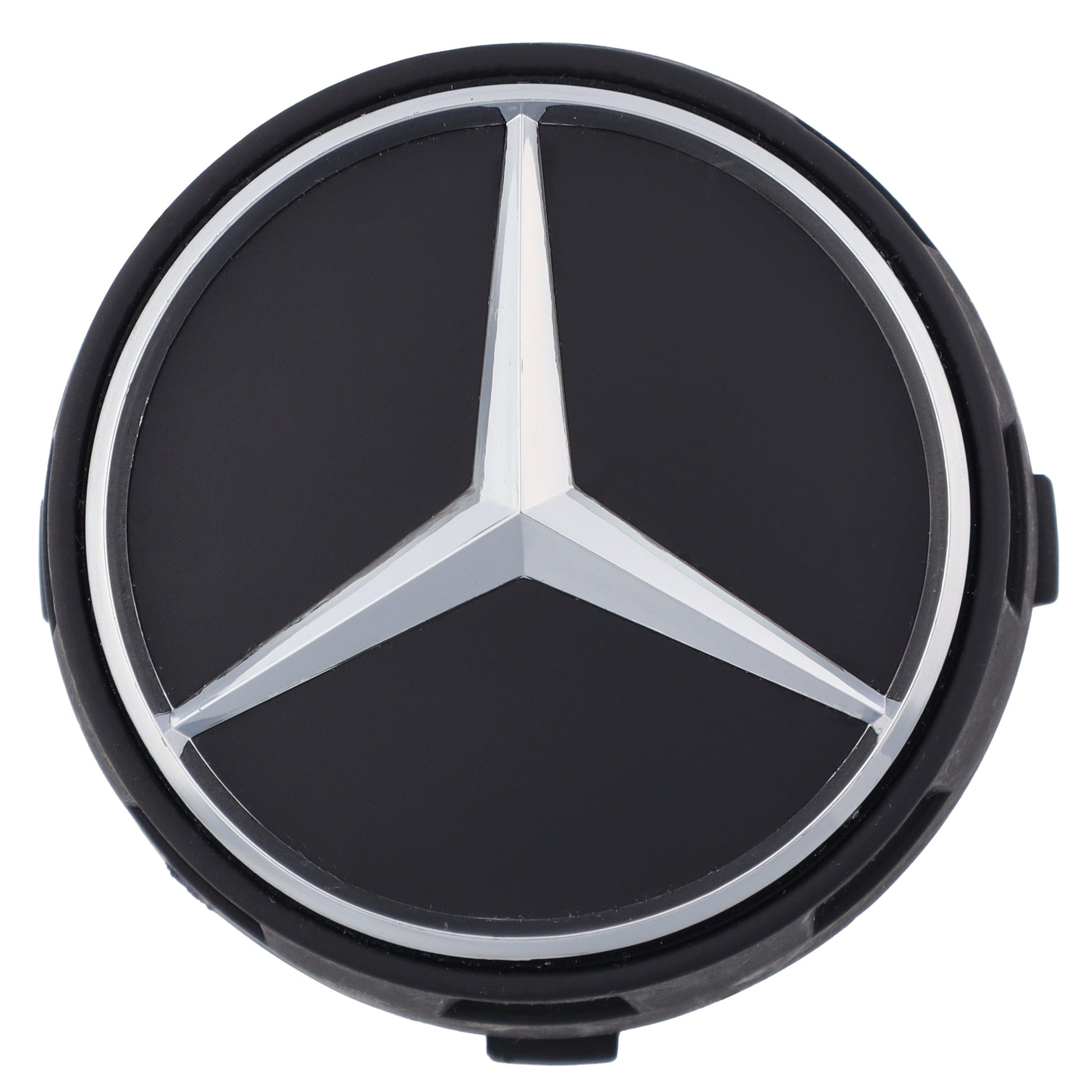 Mercedes Elevated Hub Caps | Matte Black - Aftermarket - The Zenara Shop