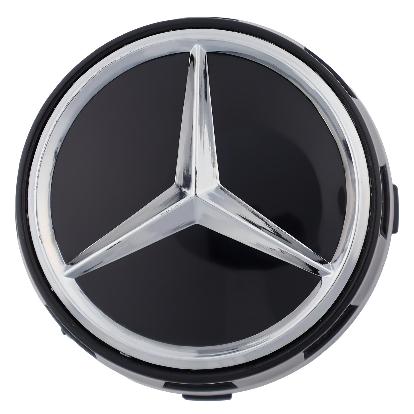 Mercedes Elevated Hub Caps | Gloss Black - Aftermarket - The Zenara Shop