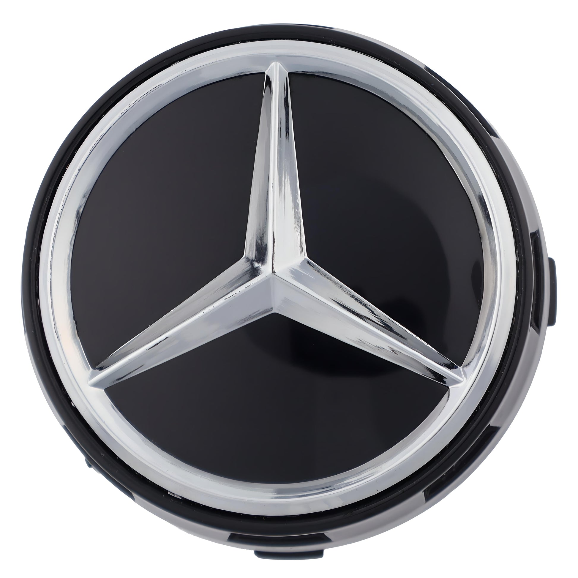 Mercedes Elevated Hub Caps | Gloss Black - Aftermarket - The Zenara Shop