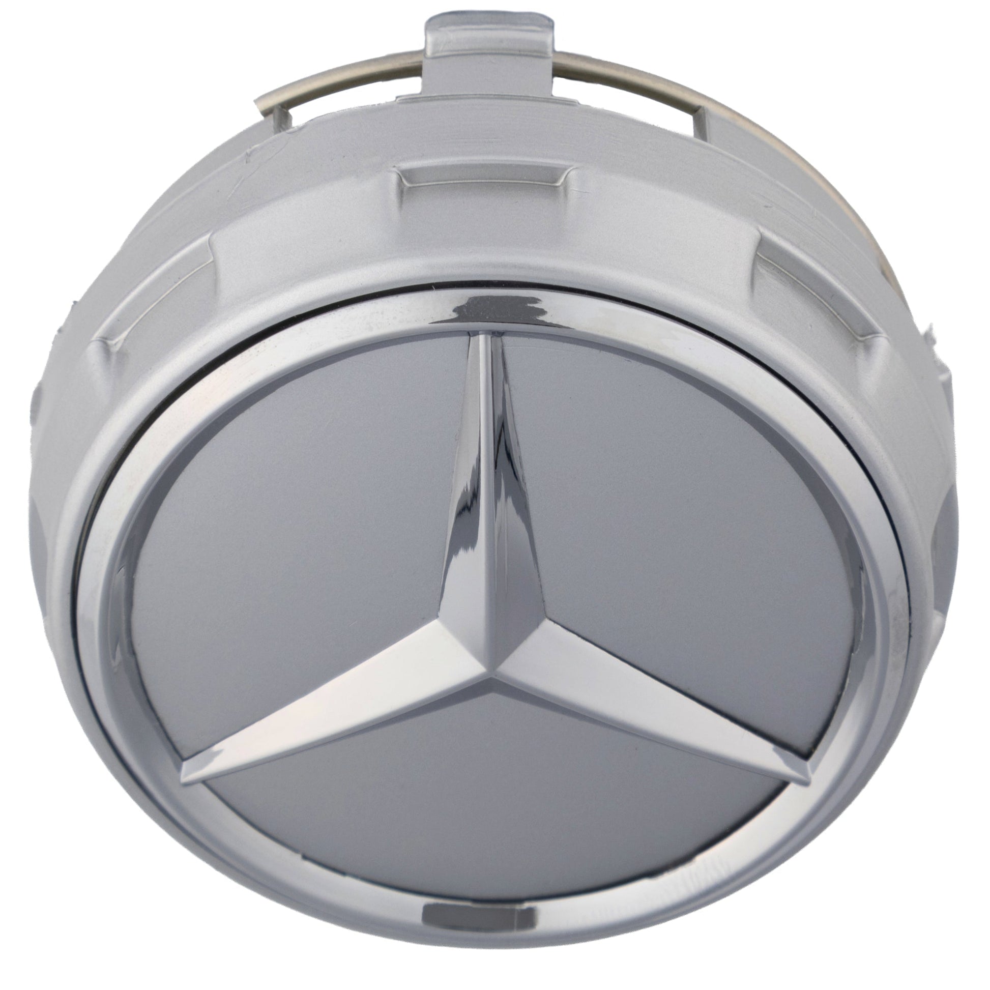 Mercedes Elevated Hub Caps | Platinum Silver - Aftermarket - The Zenara Shop