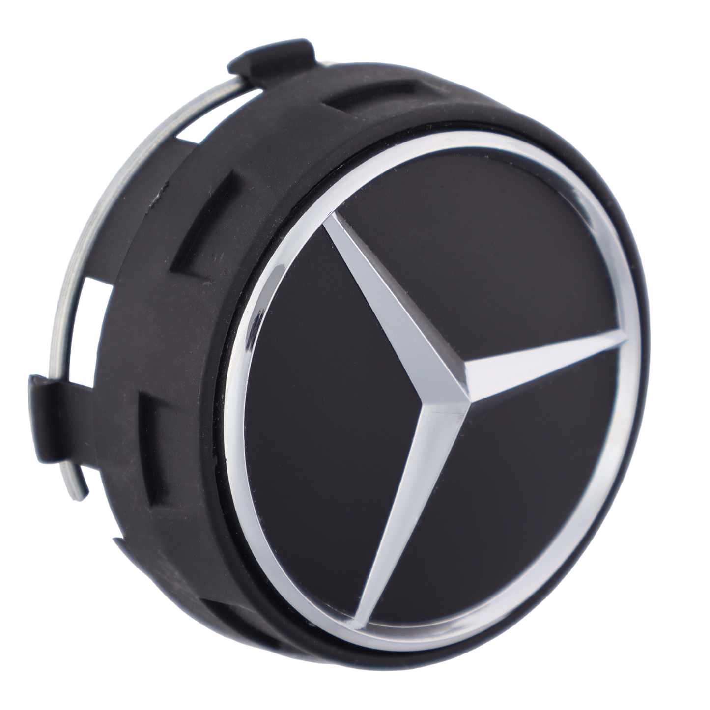 Mercedes Elevated Hub Caps | Matte Black - Aftermarket - The Zenara Shop