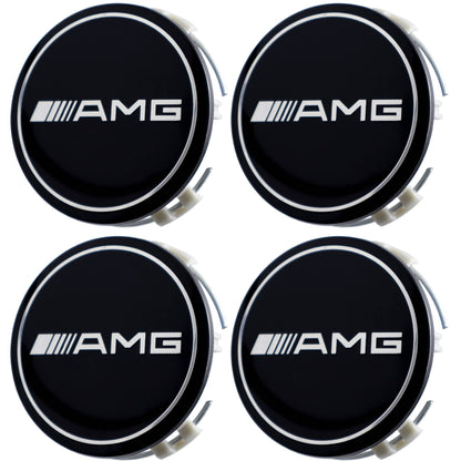 Mercedes Hub Caps | AMG Gloss Black - Aftermarket - The Zenara Shop