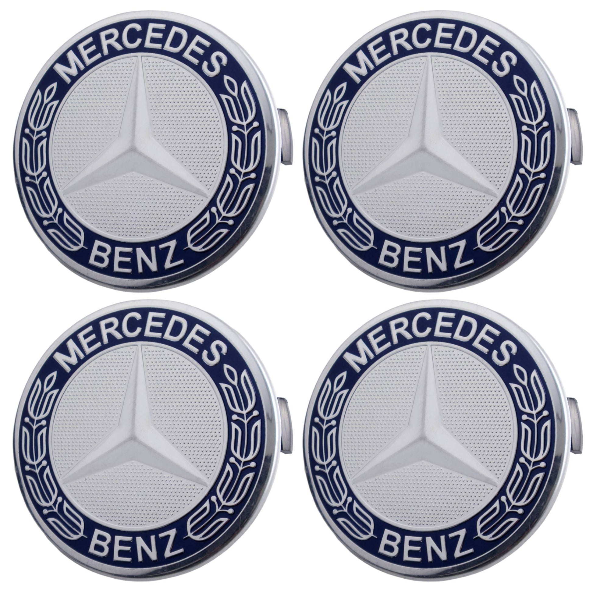 Mercedes Hub Caps | Dark Blue - Aftermarket - The Zenara Shop