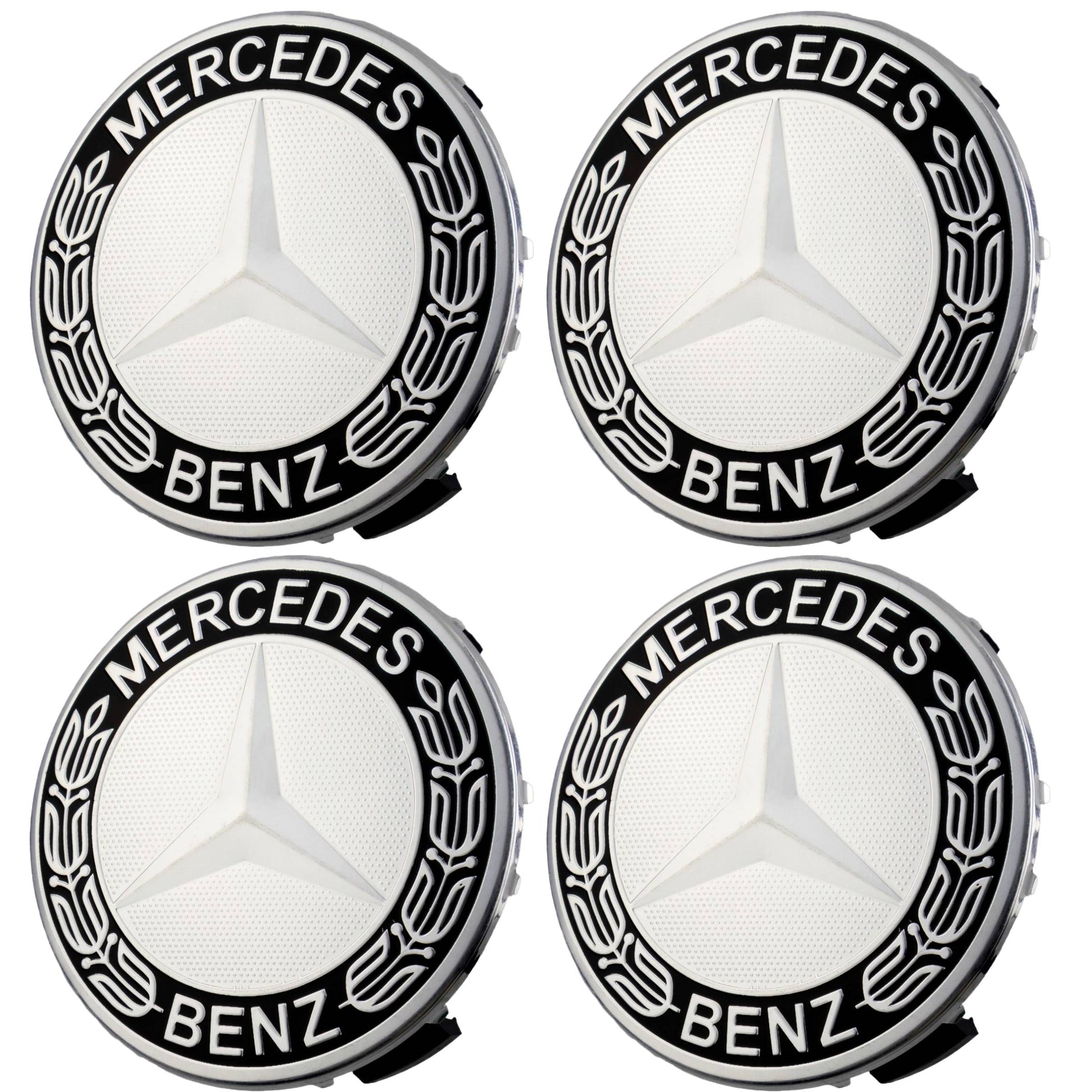 Mercedes Hub Caps | Shadow Platinum - Aftermarket - The Zenara Shop