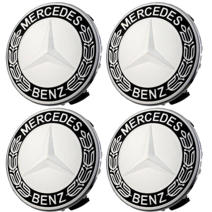 Mercedes Hub Caps | Shadow Platinum - Aftermarket - The Zenara Shop
