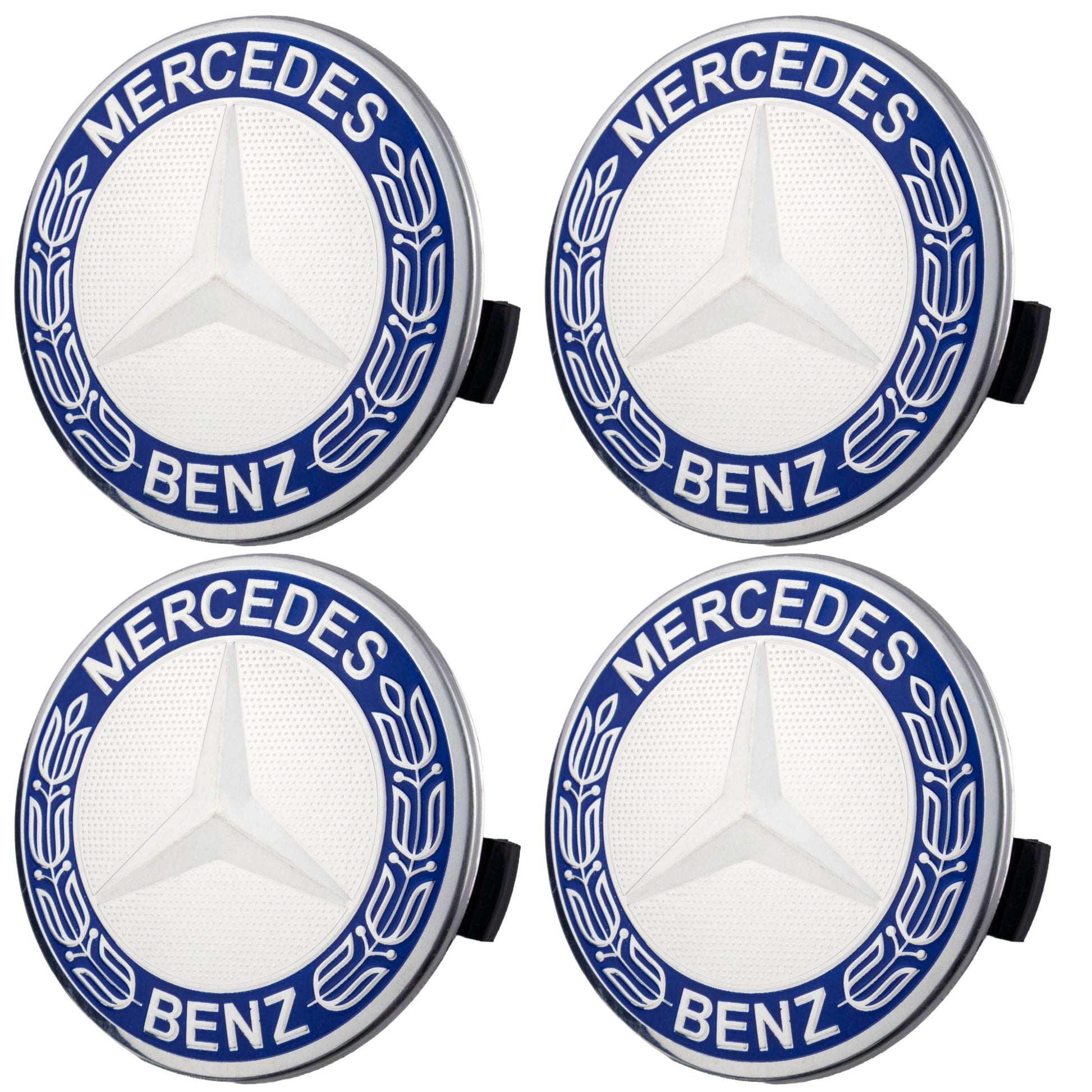 Mercedes Hub Caps | Royal Blue - Aftermarket - The Zenara Shop