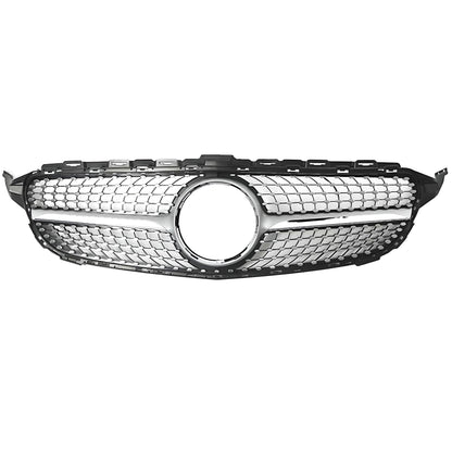 Mercedes Front Grille | C Class (2015 - 2018) Diamond - Aftermarket - The Zenara Shop